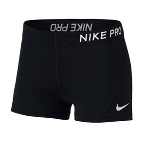 Nike pro black shorts